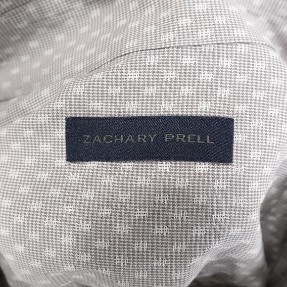 Zachary Prell Shirt Mens XL Pattern Button Down Long Sleeve Dress Shirt Casual - Picture 6 of 9